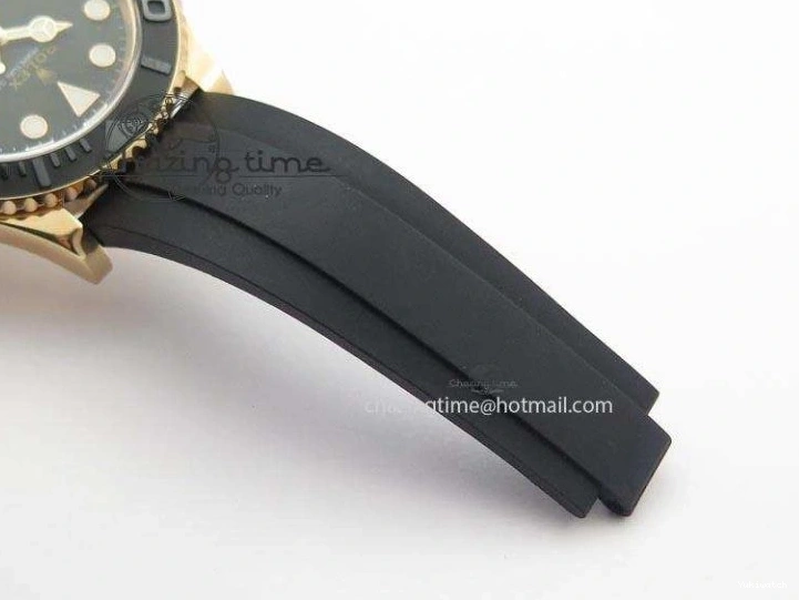 Strap Bezel Extra Strap) 116655 Black Rubber Edition (Free A2836 On 1:1 Noob Ceramic Best Black Yacht-Master 0323